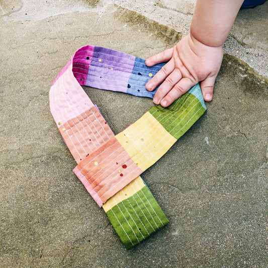 Quilted Stroller Strap (using Pippilotta Quilt sewn leftovers!)