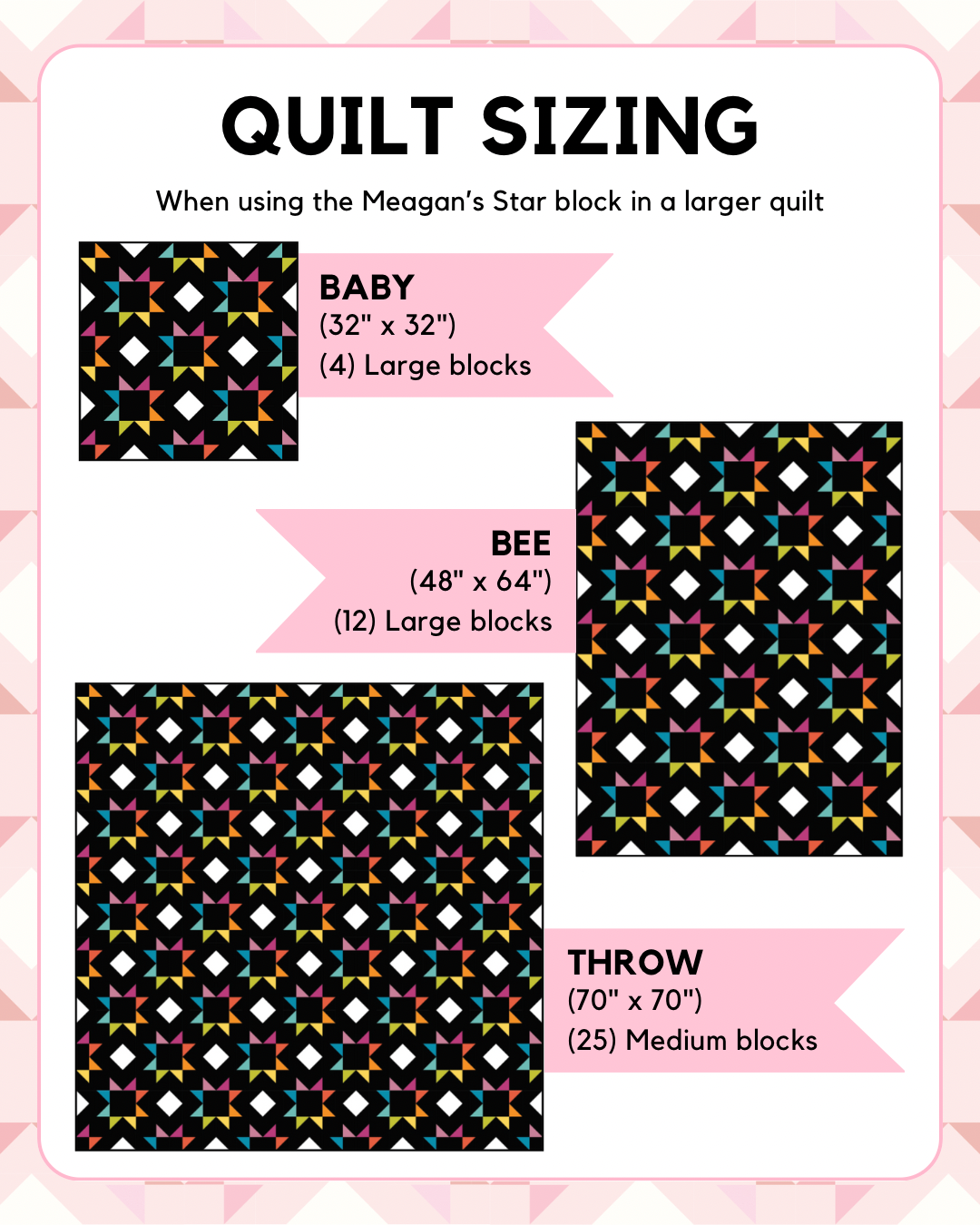 Meagan's Star Quilt Block Pattern (PDF) - Bee Bundle *SAVE $49!