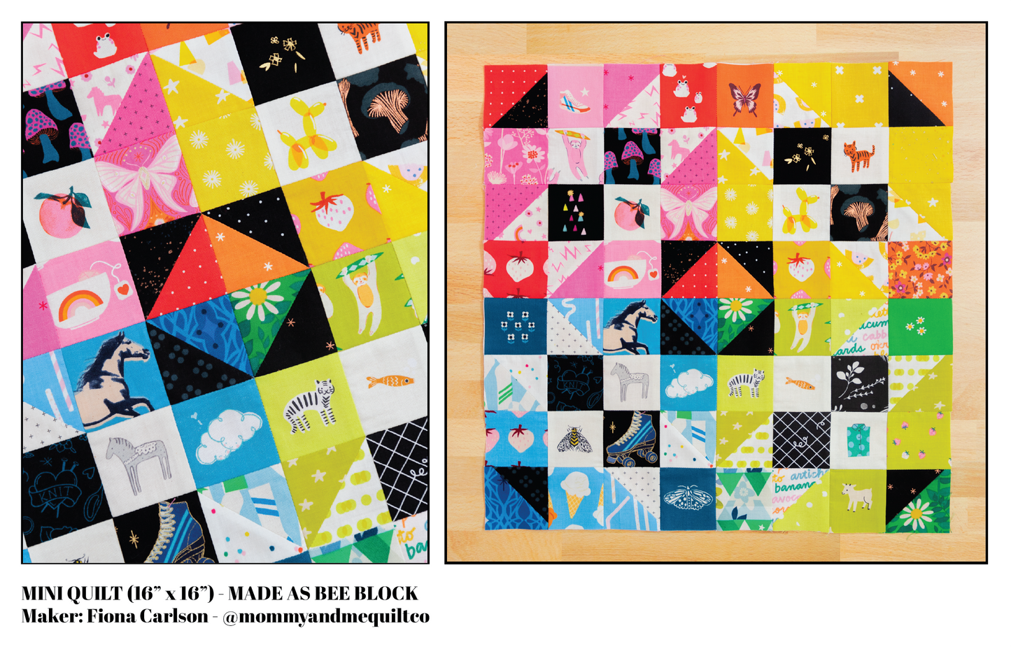 Skate Night Mini Quilt Pattern (Printed)