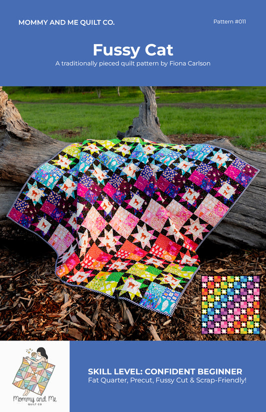 Fussy Cat Quilt Pattern (Printed)