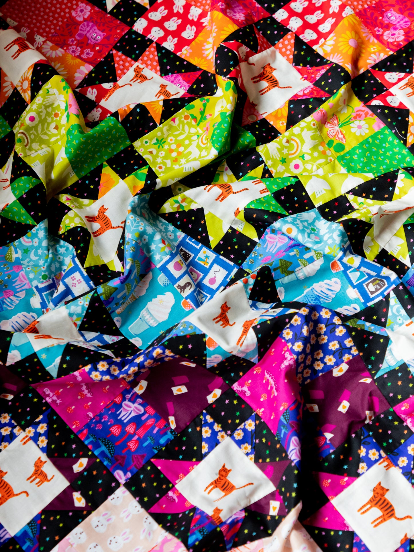 Fussy Cat Quilt Pattern (PDF)