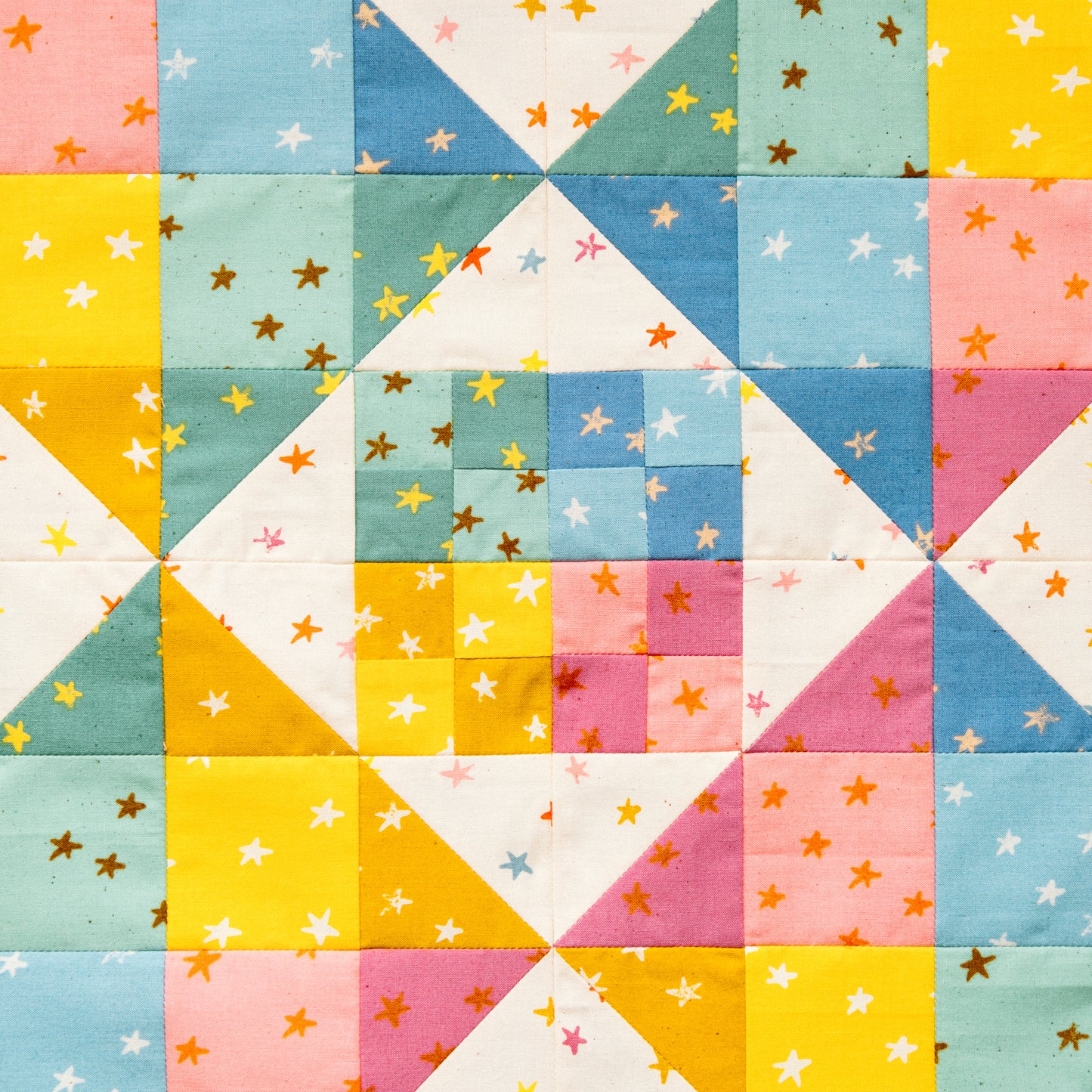 Gingham Floral Mini Quilt Pattern