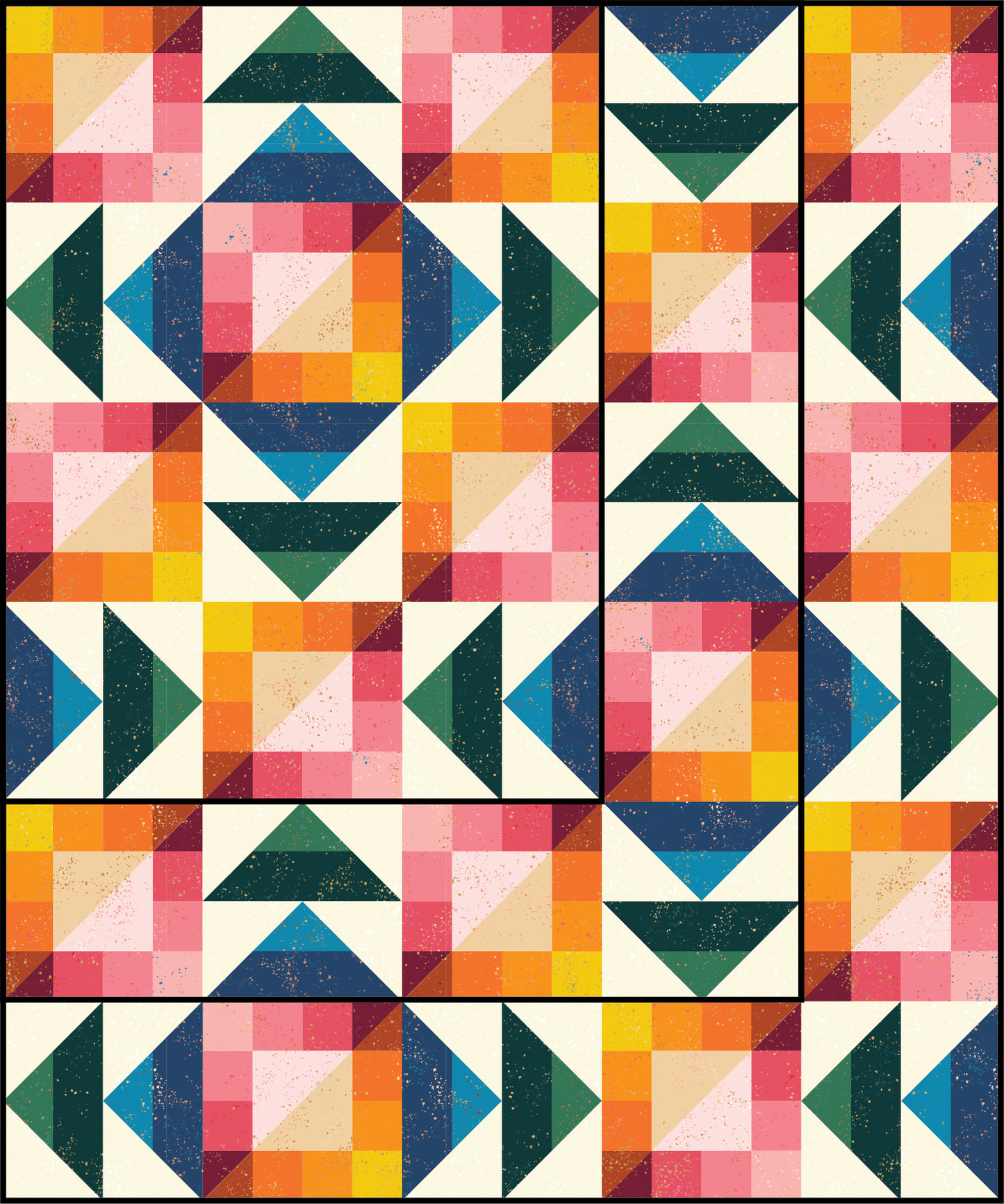 Mama Bird Quilt Pattern (Large Format)