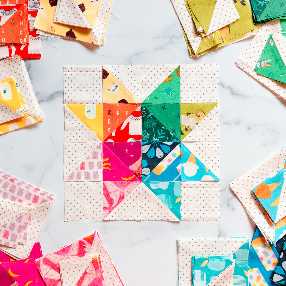 Tetra Star Mini Quilt Pattern – Mommy and Me Quilt Co