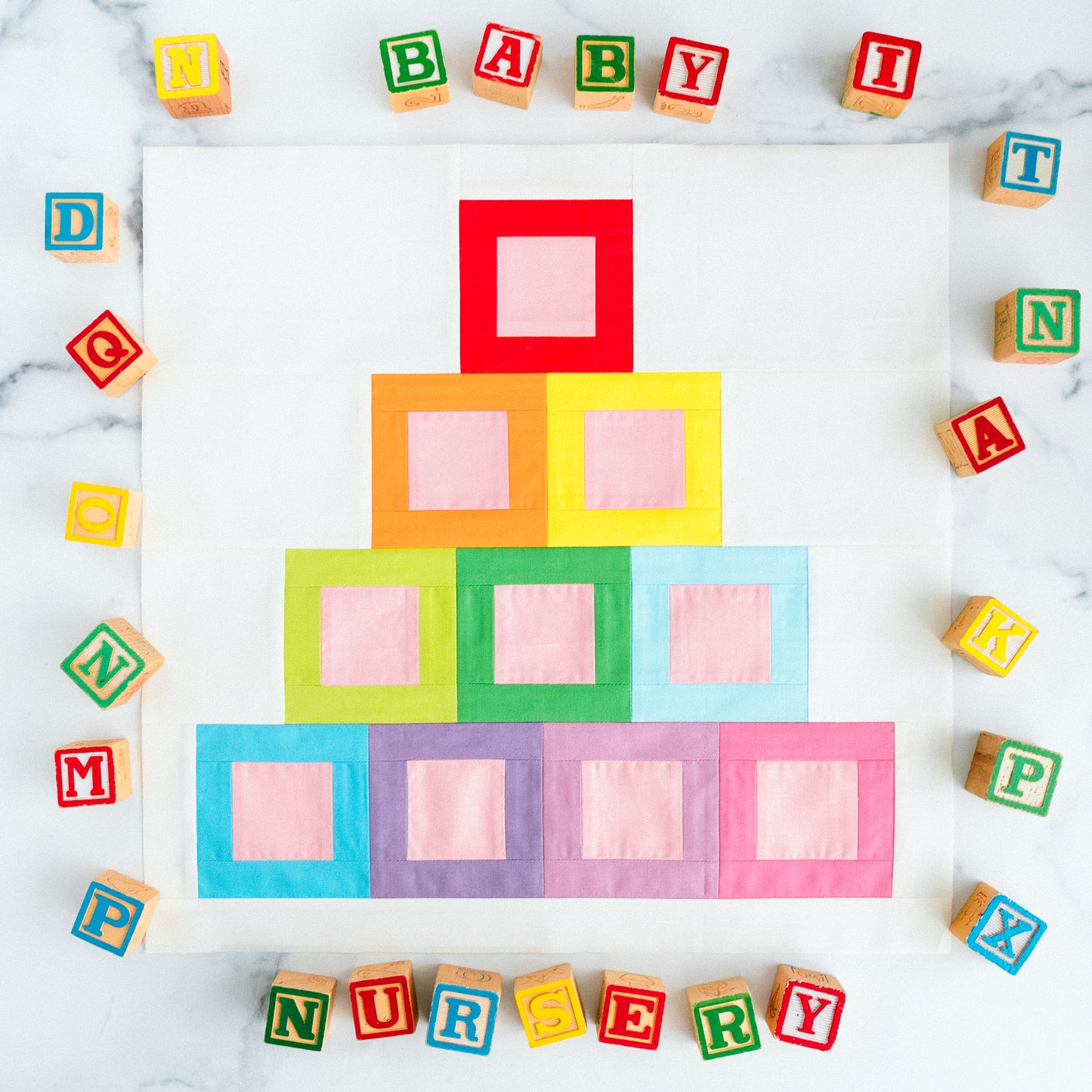 Baby Blocks Mini Quilt Pattern