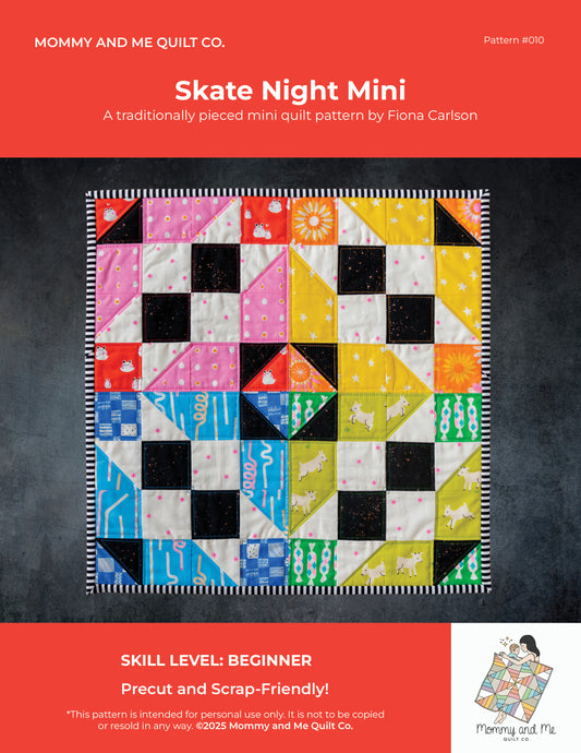 Skate Night Mini Quilt Pattern (PDF)