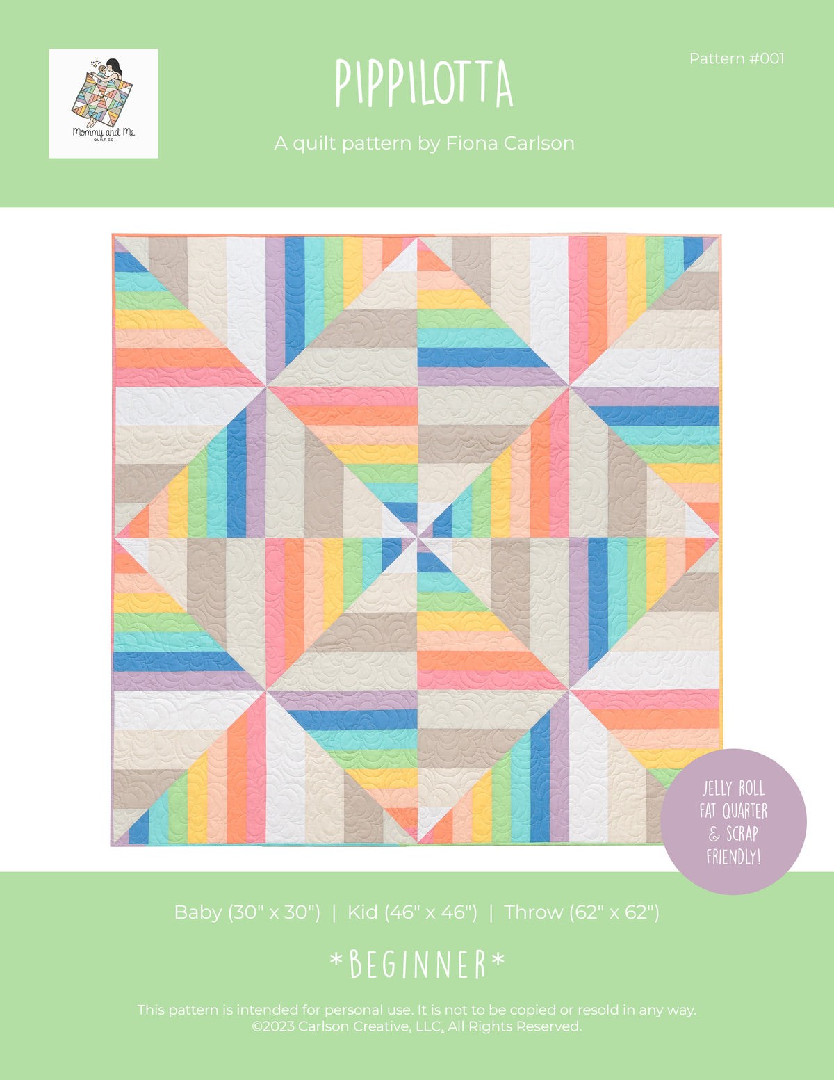 Pippilotta Quilt Pattern – Mommy and Me Quilt Co